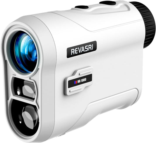 Golf Rangefinder with Slope and Pin Lock Vibration, External Slope Switch for Golf Tournament Legal, Rangefinders with Rechargeable Battery 600/1000YDS Laser Range Finder