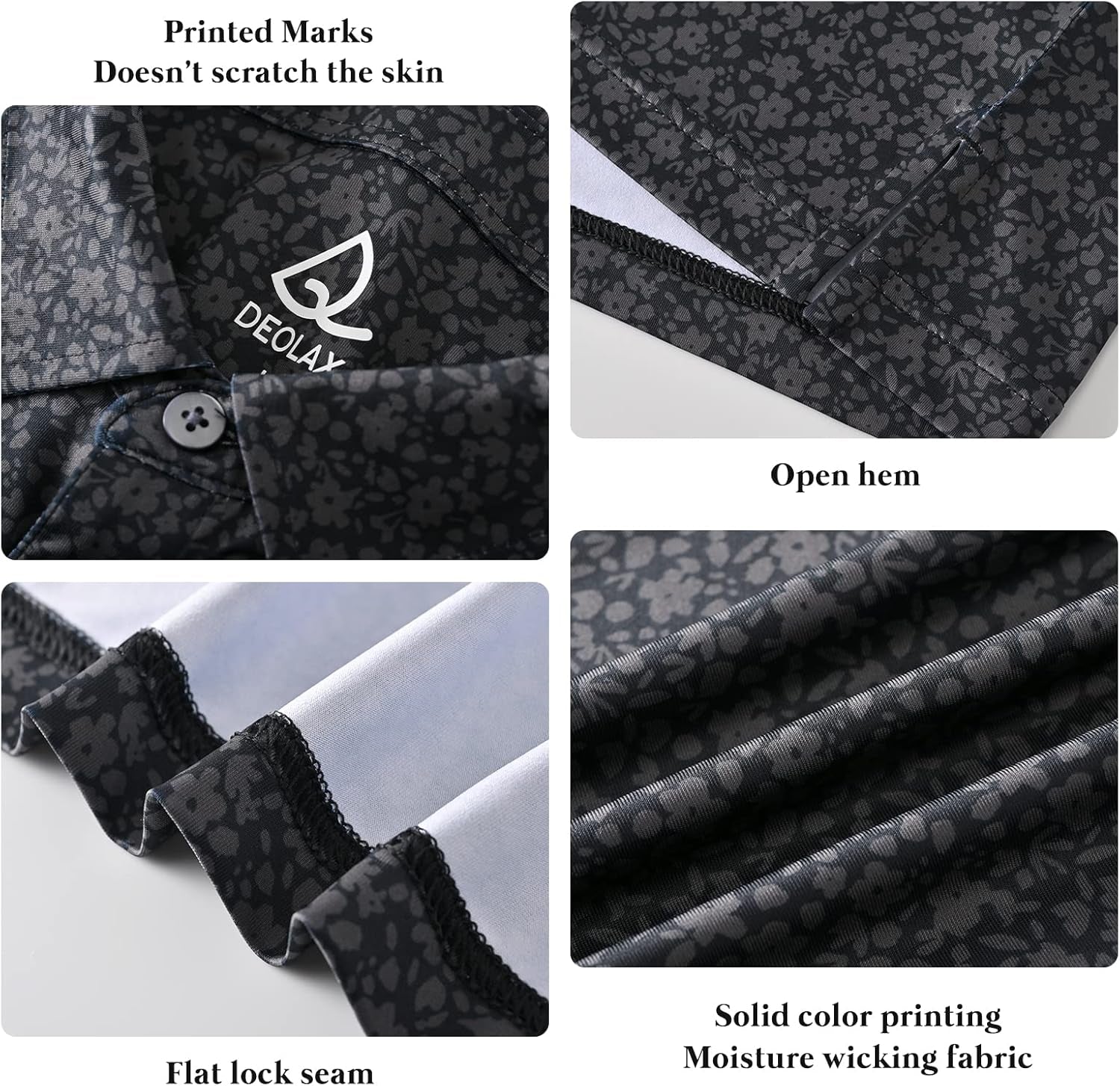 Mens Polo Shirts Fashion Print Mens Golf Shirt Dry Fit Mens Golf Polo Short Sleeve Quick Dry Funny Golf Shirt for Men
